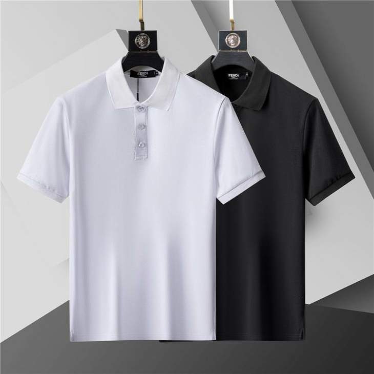 Picture of Fendi Polo Shirts Short _SKUFendiM-3XL3cx41428127